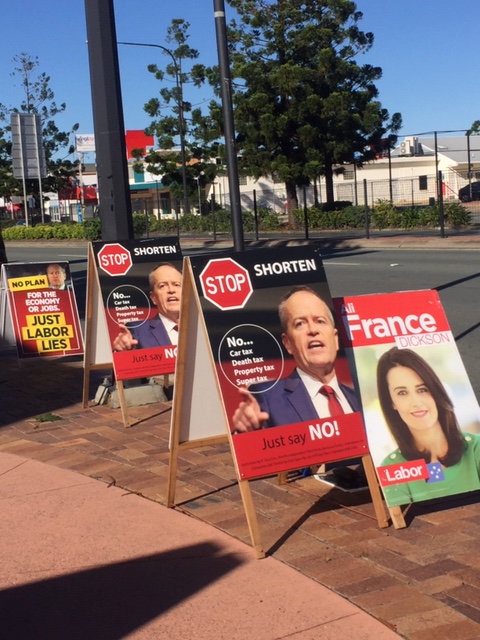 Rite-ON's election posters