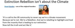 Extinction Rebellion is not about the Climate